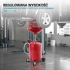 Wiltec alyvos surinkimo įrenginys 80 l su reguliuojamu 122–168 cm aukščiu, modelis 62573