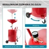Wiltec alyvos surinkimo įrenginys 80 l su reguliuojamu 122–168 cm aukščiu, modelis 62573