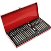 Wiltec antgalių rinkinys 40 vnt. su 1/2 ir 3/8 laikikliais, 30 ir 75 mm, 51365