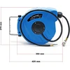 Wiltec automatinė suspausto oro žarnos ritė 10 m + 1 m, 8 bar, 62349