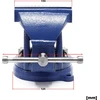 Wiltec darbastalinės spaustuvės su 150 mm žiaunomis ir priekalu, modelis 61865