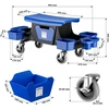 Wiltec dirbtuvių taburetė su stalčiumi ir 6 dėžutėmis, iki 150 kg, 99 x 47 x 39 cm, 65008