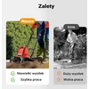 Wiltec elektrinis kultivatorius 1500 W su 24 peiliais, 220 mm darbiniu gyliu, 62419
