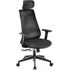 Wiltec ergonominė biuro kėdė su reguliuojamu galvos atlošu ir juosmens atrama 64986