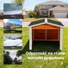 Wiltec garažas robotui vejapjovei iš eglės medienos 87 x 70 x 80 cm, modelis 60319