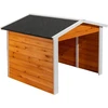 Wiltec garažas robotui vejapjovei iš eglės medienos 87 x 70 x 80 cm, modelis 60319