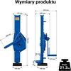 Wiltec geležinkelinis rankinis keltuvas 3000 kg, kėlimo aukštis 350 mm, modelis 64722