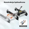 Wiltec hidrauliniai automobilio ratų vežimėliai 680 kg, padangoms iki 30 cm, 51678