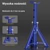 Wiltec hidraulinio domkrato ir 2 sulankstomų atramų rinkinys iki 2 t, 135–335 mm, 62812