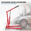 Wiltec hidraulinis dirbtuvių kranas 500 kg su reguliuojama 830–1280 mm strėle, 62599