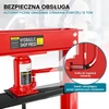 Wiltec hidraulinis dirbtuvių presas 12 t, reguliuojamas, 51257
