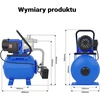 Wiltec hidroforas 1200 W, 3400 l/h su 19 l membraniniu baku, 61544