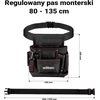 Wiltec įrankių diržas su 7 kišenėmis, 15 kg keliamoji galia, 65379