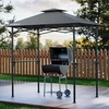 Wiltec kepsninės paviljonas su dūmų ventiliacija ir UV 50+ stogo danga 64655