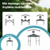 Wiltec kepsninės paviljonas su dūmų ventiliacija ir UV 50+ stogo danga 64655