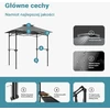 Wiltec kepsninės paviljonas su dūmų ventiliacija ir UV 50+ stogo danga 64655