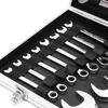 Wiltec kombinuotų raktų su terkšle rinkinys, 22 vnt., 6–32 mm, 72 dantų, 51982