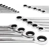 Wiltec kombinuotų raktų su terkšle rinkinys, 22 vnt., 6–32 mm, 72 dantų, 51982