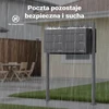 Wiltec laisvai pastatoma 6 skyrių pašto dėžutė su užraktais, antracito, 61746
