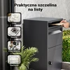 Wiltec laisvai pastatoma siuntų ir laiškų dėžutė iš plieno, 410 x 385 x 720 mm, 63090