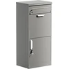 Wiltec laisvai pastatoma siuntų ir laiškų dėžė 50 x 37 x 112 cm, pilka, 64851