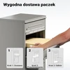 Wiltec laisvai pastatoma siuntų ir laiškų dėžė 50 x 37 x 112 cm, pilka, 64851