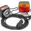 Wiltec magnetinių galinių žibintų komplektas priekabai, 12 V, 7 kontaktų, 7.5 m, 62358