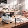 Wiltec membraninis aerografo kompresorius AF18-2, 4 bar, su manometru, 34203