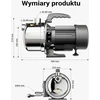 Wiltec namų vandens stotelė JET110S 1100 W, 4600 l/h, nerūdijančiojo plieno, 50757