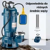 Wiltec nešvaraus vandens siurblys 1500 W, 36000 l/h su plūdiniu jungikliu ir 20 m žarna, 62821