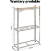 Wiltec padangų stelažas 795 kg, 12 padangų, 180 x 120 x 40 cm, 60285