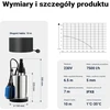 Wiltec panardinamas nešvaraus vandens siurblys 7500 l/h, 400 W, modelis 62935