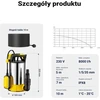 Wiltec panardinamas siurblys 3 viename švariam ir nešvariam vandeniui, 400 W, 8000 l/h, 65315