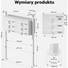 Wiltec pastatoma pašto dėžučių sistema su 6 rakinamomis dėžutėmis, balta, 60014