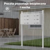 Wiltec pastatoma pašto dėžučių sistema su 6 rakinamomis dėžutėmis, balta, 60014