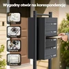 Wiltec pastatoma penkių pašto dėžučių sistema iš cinkuoto plieno, antracito, 61744