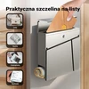 Wiltec pašto dėžutė iš nerūdijančio plieno su paslėpta spyna V23 60539