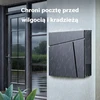 Wiltec pašto dėžutė V23 iš cinkuoto plieno su užraktu, 37 x 10,2 x 37 cm, 60537