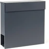 Wiltec pašto dėžutė V49 37 x 10.5 x 37 cm, antracitinė, rakinama, plieninė 60989