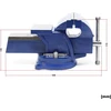 Wiltec pasukami šaltkalvio spaustuvai su priekalu, 150 mm žandikauliai, modelis 61866