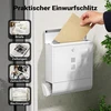 Wiltec plieninė pašto dėžutė su užraktu, laikraščių skyriumi ir akutėmis, 60833