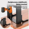 Wiltec plieninės stalo kojos 60 x 72 cm, juodos, iki 200 kg, 60850