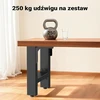Wiltec plieninės stalo kojos 60 x 72 cm, juodos, iki 200 kg, 60850