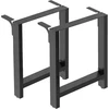 Wiltec plieninės stalo kojos 60 x 72 cm, juodos, iki 200 kg, 60850