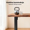 Wiltec plieninės stalo kojos 60 x 72 cm, milteliniu būdu dažytos, 60852