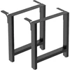 Wiltec plieninės stalo kojos 70 x 72 cm, 2 vnt., juodos, modelis 60847