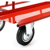 Wiltec plokščių transportavimo vežimėlis iki 800 kg su 4 guminiais ratais, 62300