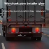 Wiltec priekabos galinių žibintų rinkinys su 13 kontaktų kištuku ir 5 m kabeliu, 62347