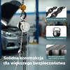 Wiltec rankinis grandininis keltuvas 1 t, 5 m cinkuota G80 grandinė, 65136