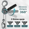 Wiltec rankinis svirtinis grandininis keltuvas 750 kg, 1.5 m, aliuminio korpusas, 65148